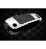 Flip Key cover case fob for BASE MODEL Audi A6L A4 Q7 A3 A4 A6 in Zinc alloy and leather Black color