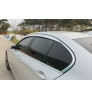 Auto Clover car exterior chrome door visor Compatible with BMW 5 Series 2010-2016(C 561)