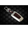 KEYLESS Key cover case fob for BMW 520LI GT 3 SERIES, NEW 7 SERIES, NEW X3 in Zinc alloy and leather Brown color