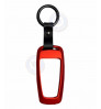 Car KEYLESS Key Cover Zinc Alloy Case Fob for Ford Endeavour 2019/ New Ecosport in Metal Red Color