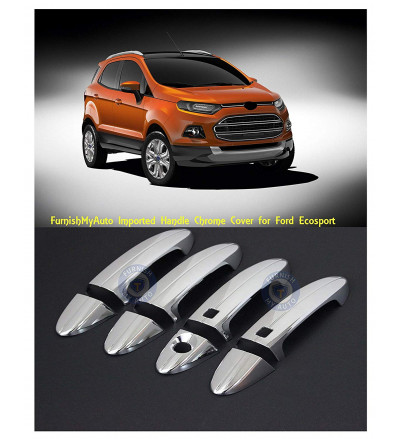 Imported chrome door handle latch cover for Ford Ecosport  (Premium quality car chrome accessories)