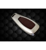 KEYLESS Key cover case fob for Ford Fiesta, EcosportOld, Kuga in Zinc alloy and leather Brown color