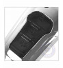 Car Flip Key Cover case fob for Ford Aspire, Figo, Endeavour in Zinc Alloy and Leather Black Color