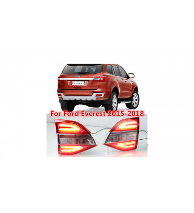 Rear Bumper LED Reflector Brake Light for Ford Endeavour 2015-2018 Models (Set of 2 PCS)