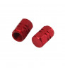 Nuts Shape Tyre Air Valve Stem Caps for Car, Truck, Bike (Red Colour)
