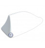 Boson Universal Car Roof Mounted Shark Fin Shaped Antenna in White Color for BIGGER CARS