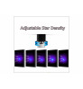 Car Universal Interior Atmosphere Lamp Ambient USB Star Light Auto Roof Projector in Blue Color (1Pc)