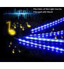 Car Universal Interior Dashboard Star Design Atmosphere LED Light Accessories for All Vehicles (4 pieces)