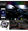 Universal Car Interior Accessories Atmosphere Light Lamp for RGB LED Strips APP Bluetooth Control Ambient Light