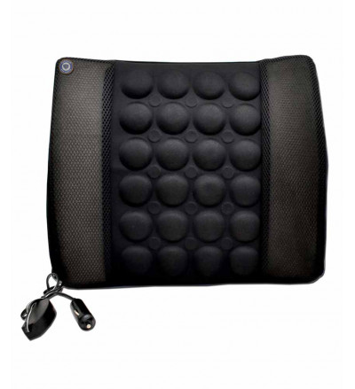 Debonair Car Seat Back Support Massager Cushion in Black