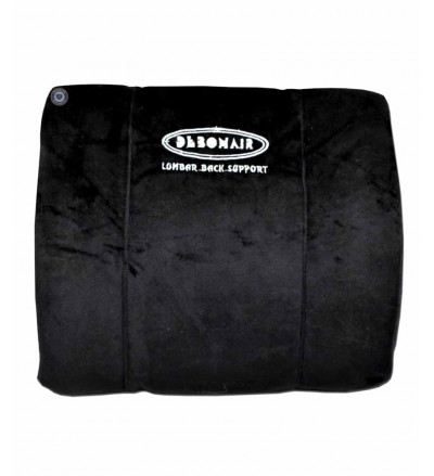 Debonair Car seat back support cushion in Black