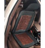 Universal Mesh Bamboo Car Bead Seat Cushion Back Support Chocolate Stripes Design for Car, Bus, Truck, Home, Office