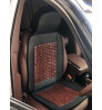 Universal Mesh Bamboo Car Bead Seat Cushion Back Support Chocolate Stripes Design for Car, Bus, Truck, Home, Office