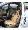 Car Bead seat Wooden Cushion Cover pad for Acupressure Sitting in Cream Color