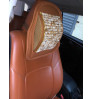 Universal Bead Seat Mesh Bamboo Soft Neck Rest In Brown Color for Car, Bus, Truck, Home, Office