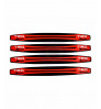 TRD Bumper Guard Edge Scratch Protector 4 pcs in PVC Rubber in Red Color