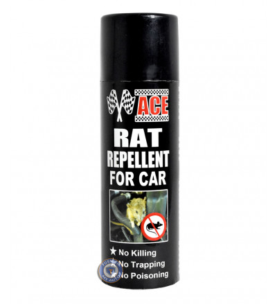 Ace Rat repellent for car Bus, Truck, Bike 300 ml. No killing, no trapping & no poisoning.