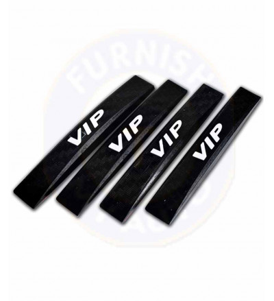 I-pop Car Door Guard edge Scratch Protector 4 pcs in PVC Rubber in Black Color (SC-215)