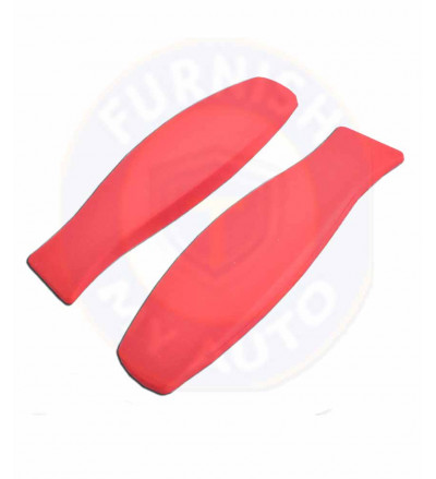 I-pop Car Door Guard edge Scratch Protector 2 pcs in PVC Rubber in Red Color (SC-225)