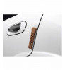 Car Door Guard Edge Scratch Protector 4 pcs in PVC Rubber Chocolate Design