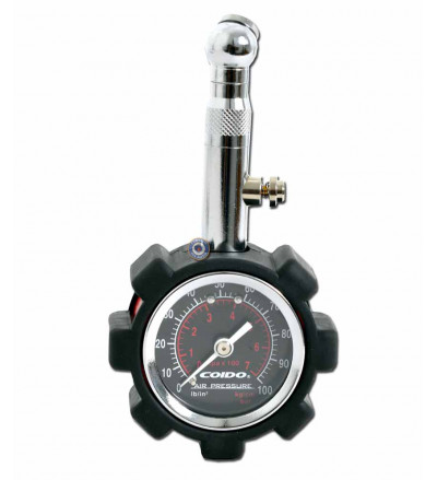 Coido 6075 Metallic Tyre Pressure Guage with Analog Meter
