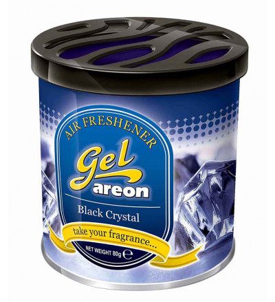 Areon Black Crystal Gel Air Freshener for Car(80g)