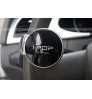 i-pop power handle Steering wheel knob in Black Silver color