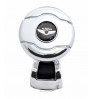 BM Cata Power Handle Steering Wheel Knob in Silver Metal