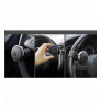 Autoban Blacksuit Premium quality Universal Power Handle Steering Wheel in Matt Black (AW-D776)