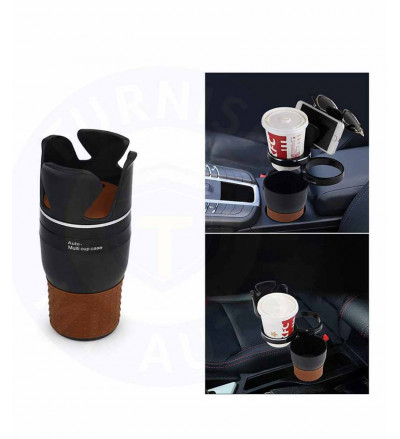 Car 5 in 1 Expandable Foldable Multi-Function Cup Mobile Holder Storage Box (Interior Accessories)