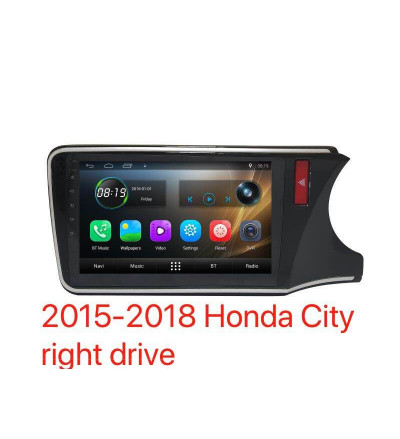 Honda City Android 8.0.1 Double Din Player 2GB RAM 16GB ROM Car Stereo Player