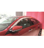 Auto Clover Car Exterior Chrome door visor Compatible with Civic set of 6 pieces(B555)