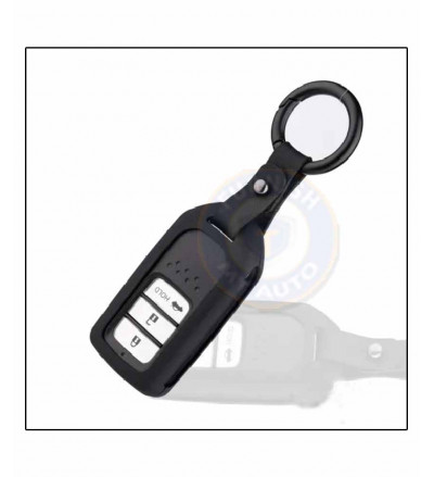 Car KEYLESS Key Cover Case Fob for City/Ivtec/Idtec/Jazz/Accord/City/Civic/Amaze/Jazz in Metal Black color