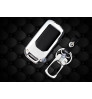 3 BUTTON REMOTE Car KEYLESS Key cover case fob for Honda Accord, City, Civic, Amaze and New Jazz TOP MODEL in Zinc alloy and leather Black color