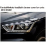 Headlight chrome cover for Hyundai Creta 2018-2019 model(premium Car exterior accessories product's  set of 2 pcs )