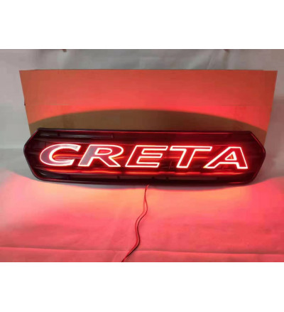 Car Front Grill Red Led Lighting Exterior Accessories for Hyundai Creta (with Complete Wiring)