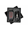 Car KEYLESS Key Cover Case Fob for Hyundai Creta in Metal Radium Red & Black Color