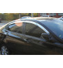 Auto Clover car exterior chrome door visor Compatible with Verna Fluidic(A 482)