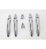 Auto Clover Imported Car Chrome Door Handle Latch Cover Compatible with Hyundai Verna Fluidic (B 815)