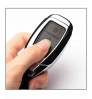 Car KEYLESS Key Cover case fob for Top Model Hyundai Verna in Zinc Alloy Metal and Leather Black Color