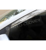 Auto Clover car exterior chrome door visor Compatible with Hyundai Elite i20(D 605)