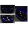 Car LED Bonnet Front Radiator Racing Grilles Monogram with Logo Light for Jaguar (RED Color)