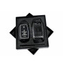 Car Zinc Alloy KEYLESS Key Cover Case Fob for Kia Seltos in Metal Checks Black Color