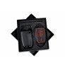Car Zinc Alloy KEYLESS Key Cover Case Fob for Kia Seltos in Metal Radium Red Black Color