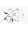 Auto Clover  Car Imported Chrome Door Handle Latch Cover Compatible with Mahindra XUV 500(B 878)