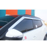 Auto Clover car exterior chrome door visor Compatible with XUV300(D 612)