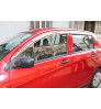 Auto Clover car exterior chrome door visor Compatible with Maruti Suzuki Celerio(C 585)