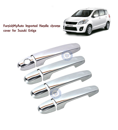 Imported Chrome Door Handle Latch Cover for Suzuki Ertiga (Premium Quality car Chrome Accessories)
