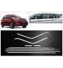 Car Lower Window Garnish Chrome Exterior Accessories For Maruti Suzuki Ertiga (Set of 8 Pcs)