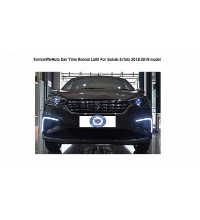 Maruti Suzuki Ertiga 2018 Front LED DRL Daytime Running Light with Turn Indicator (SET OF 2 PC)